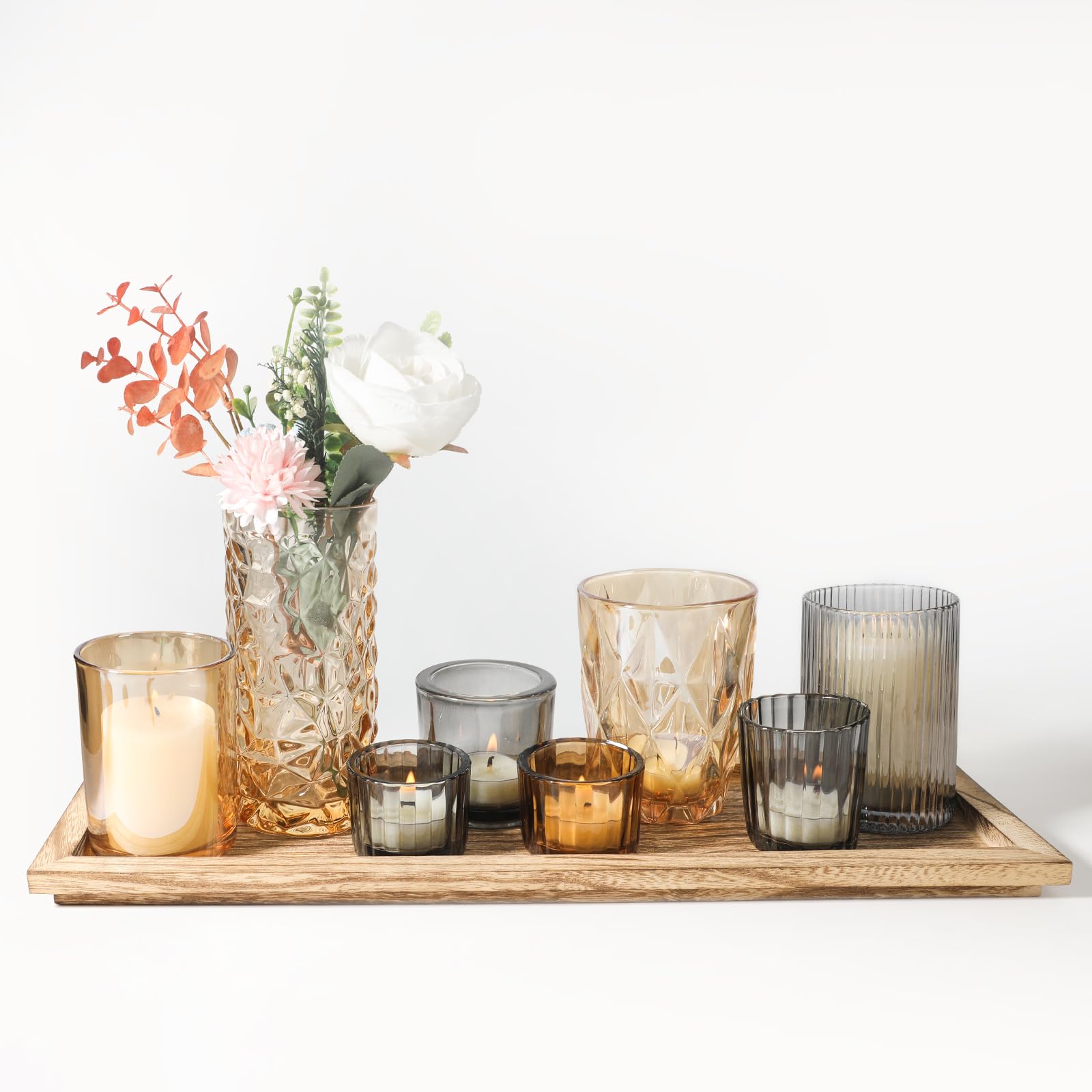 SHOHAYTO paulownia wood tray close-up highlighting lightweight durability and natural finish