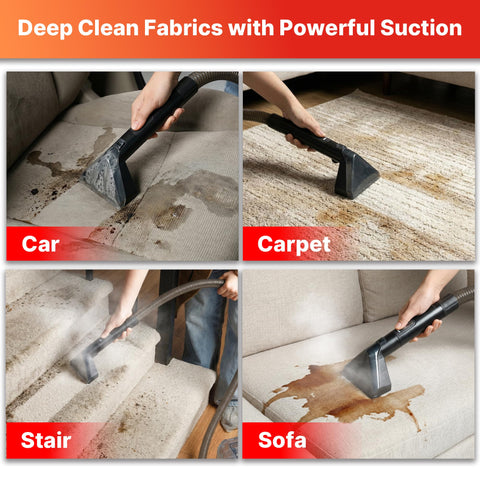 Shop-Vac complete accessory kit with attachments for tiles, windows, and furniture.