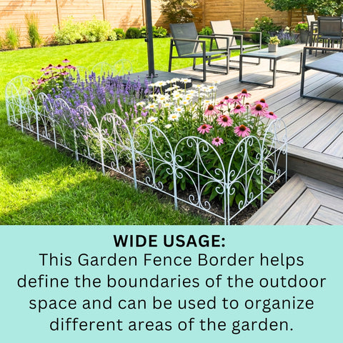 ShopLaLa Versatile Garden Fencing suits yard, patio, or veggie patch