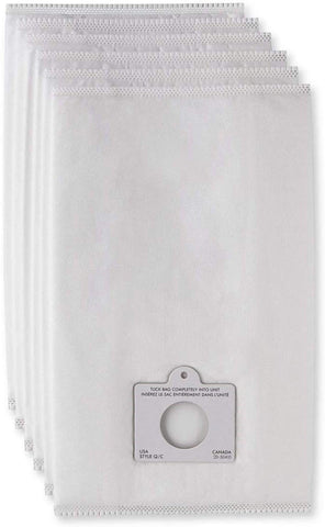ShoppingOnBed Kenmore QC cloth bag pack in-use, helps maintain consistent suction.