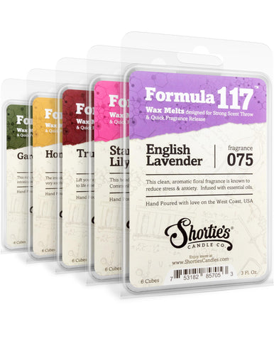 Shortie's Candle Co Floral Melts English Lavender for long-lasting floral ambience.