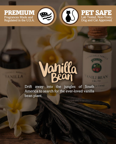 Shortie's Vanilla Bean tealight uses a natural wax blend for smooth burn