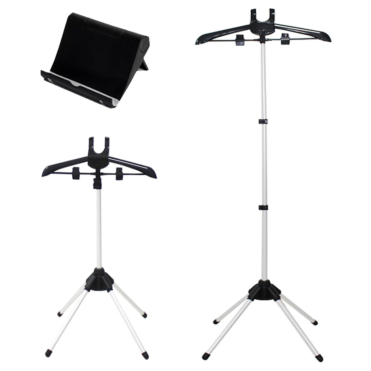 Shouken steamer hanger stand tall rack ready for gentle steaming.