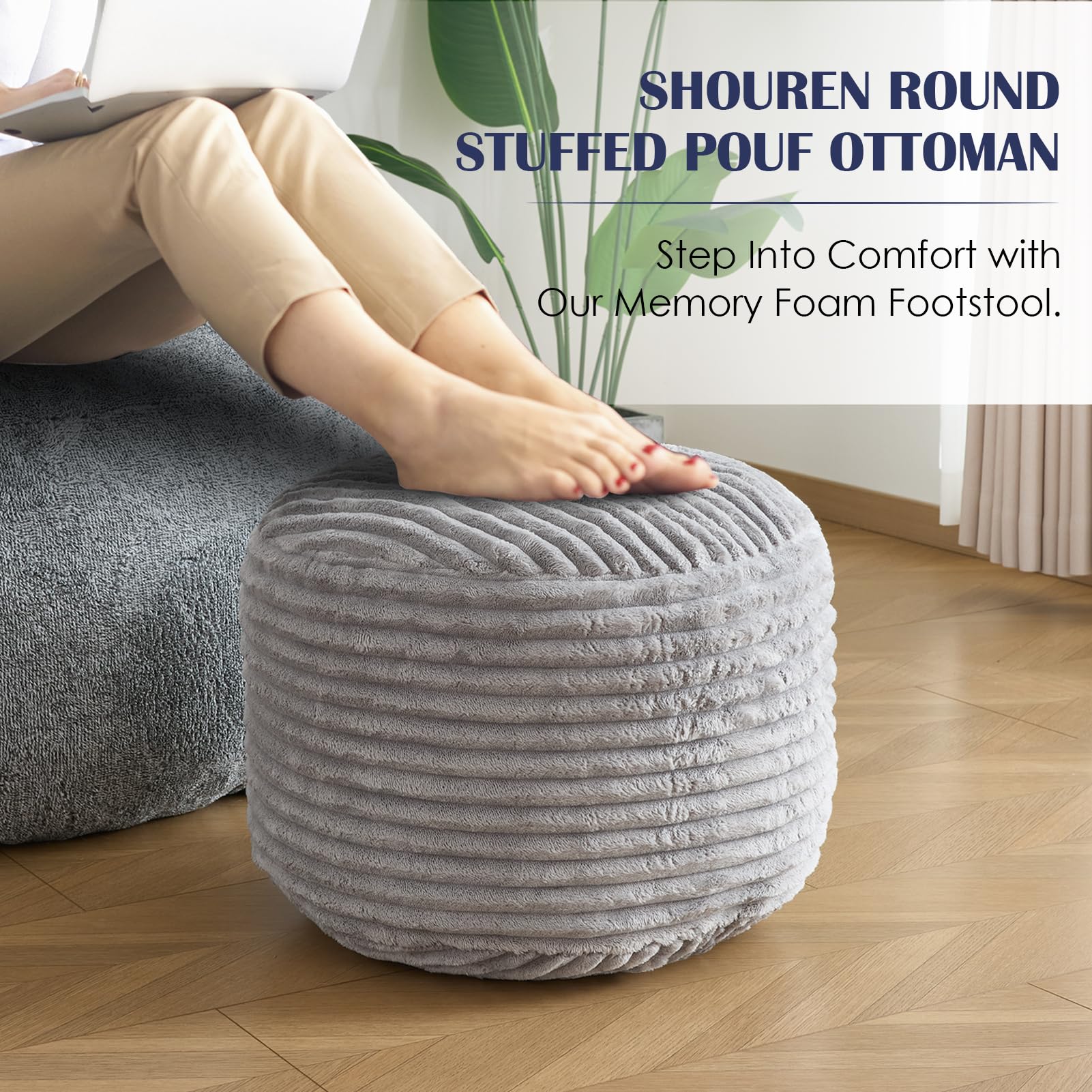 SHOUREN premium stitching and tufting emphasize shape retention and style