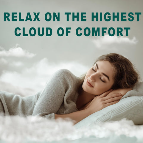 SHOUREN king topper in a cozy bedroom setup for better rest.