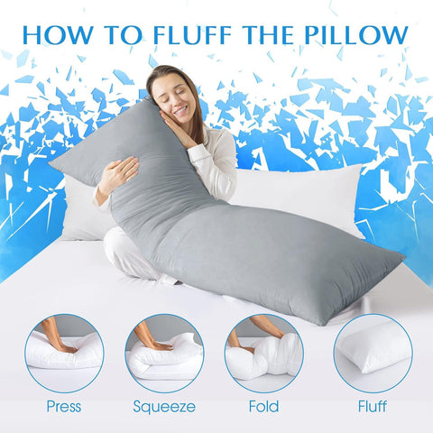 High-quality fiber fill creates soft yet supportive cushioning.