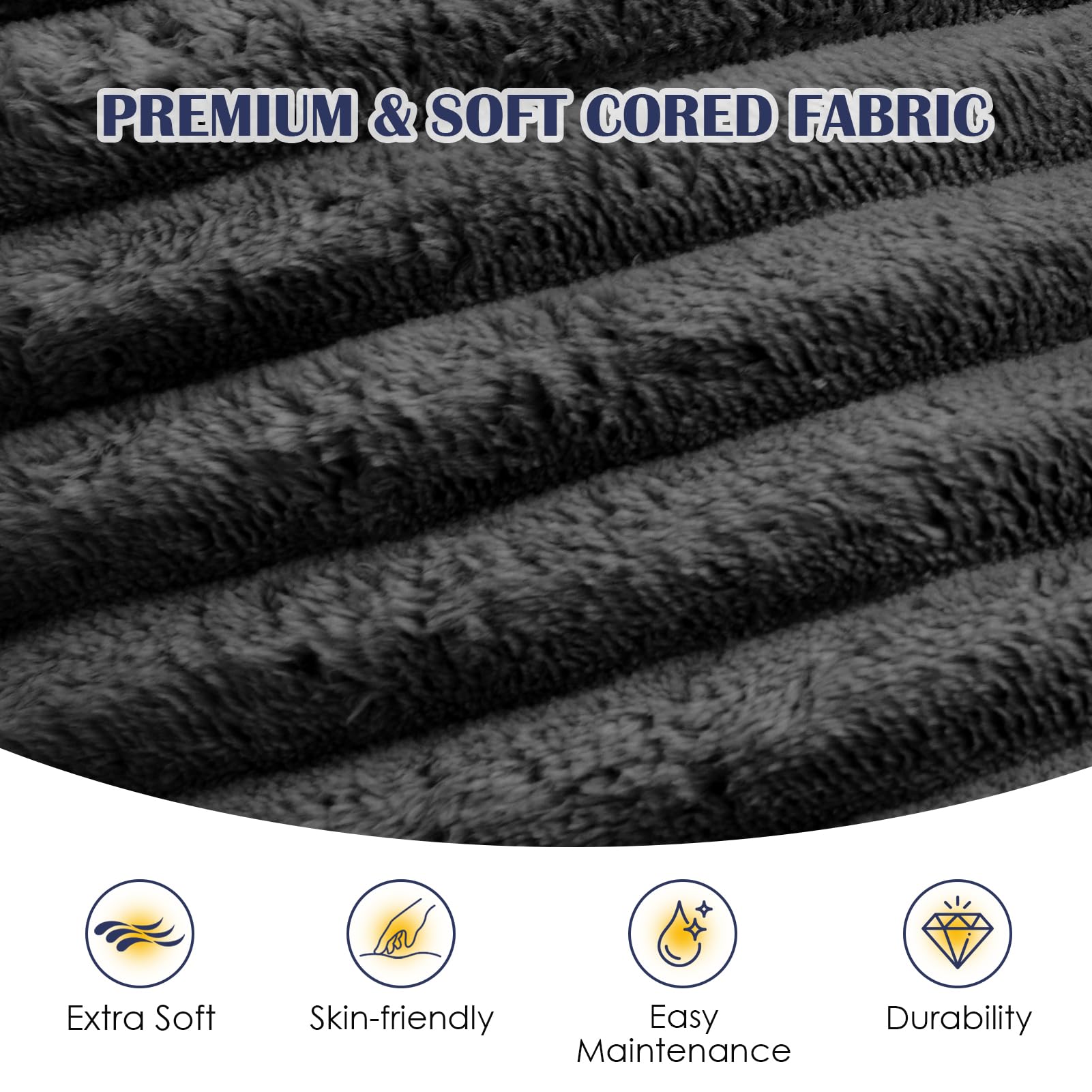 SHOUREN compact memory foam pouf expanding to fluffy seat