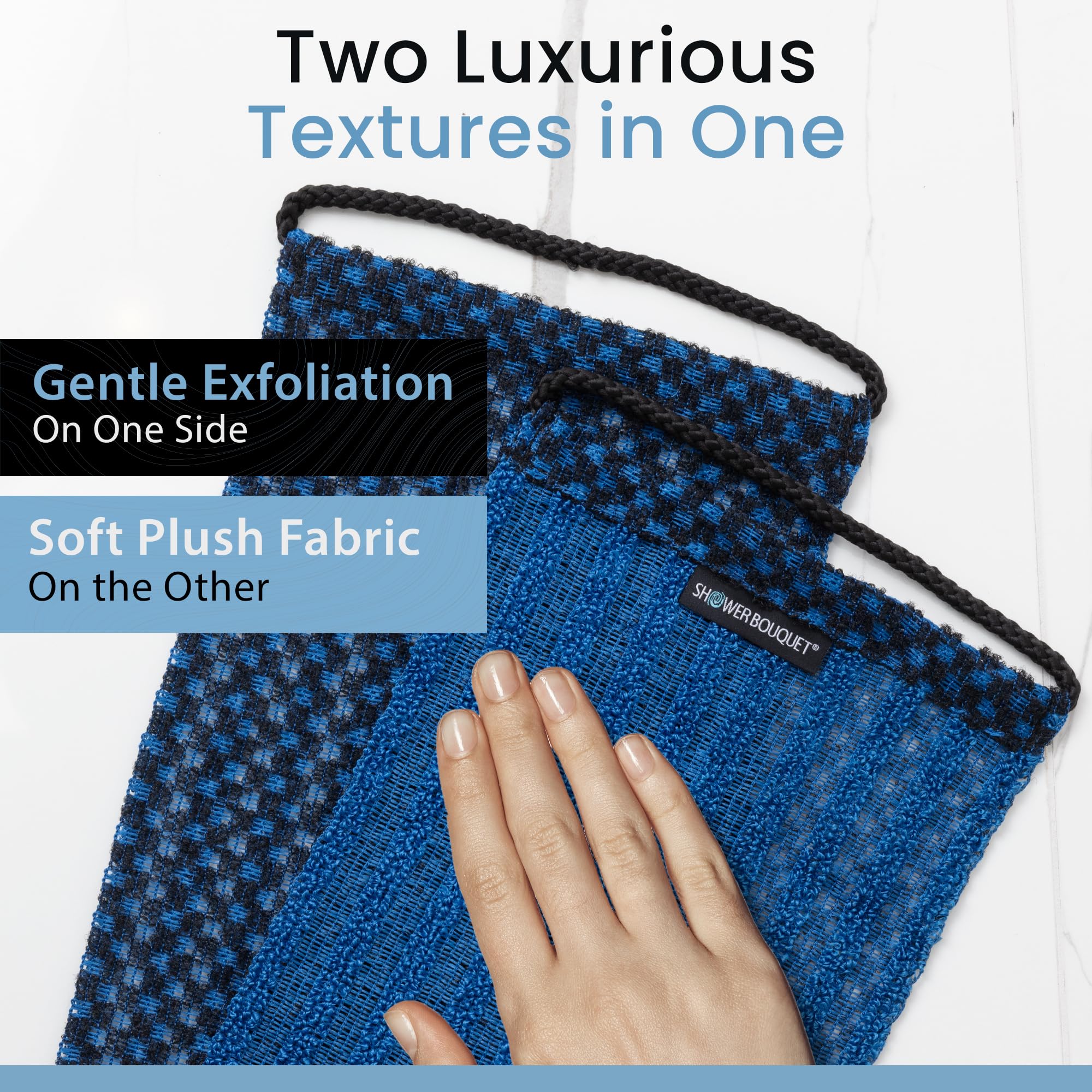 Shower Bouquet silver-ion fabric supports fresh, odor-free cloths over time