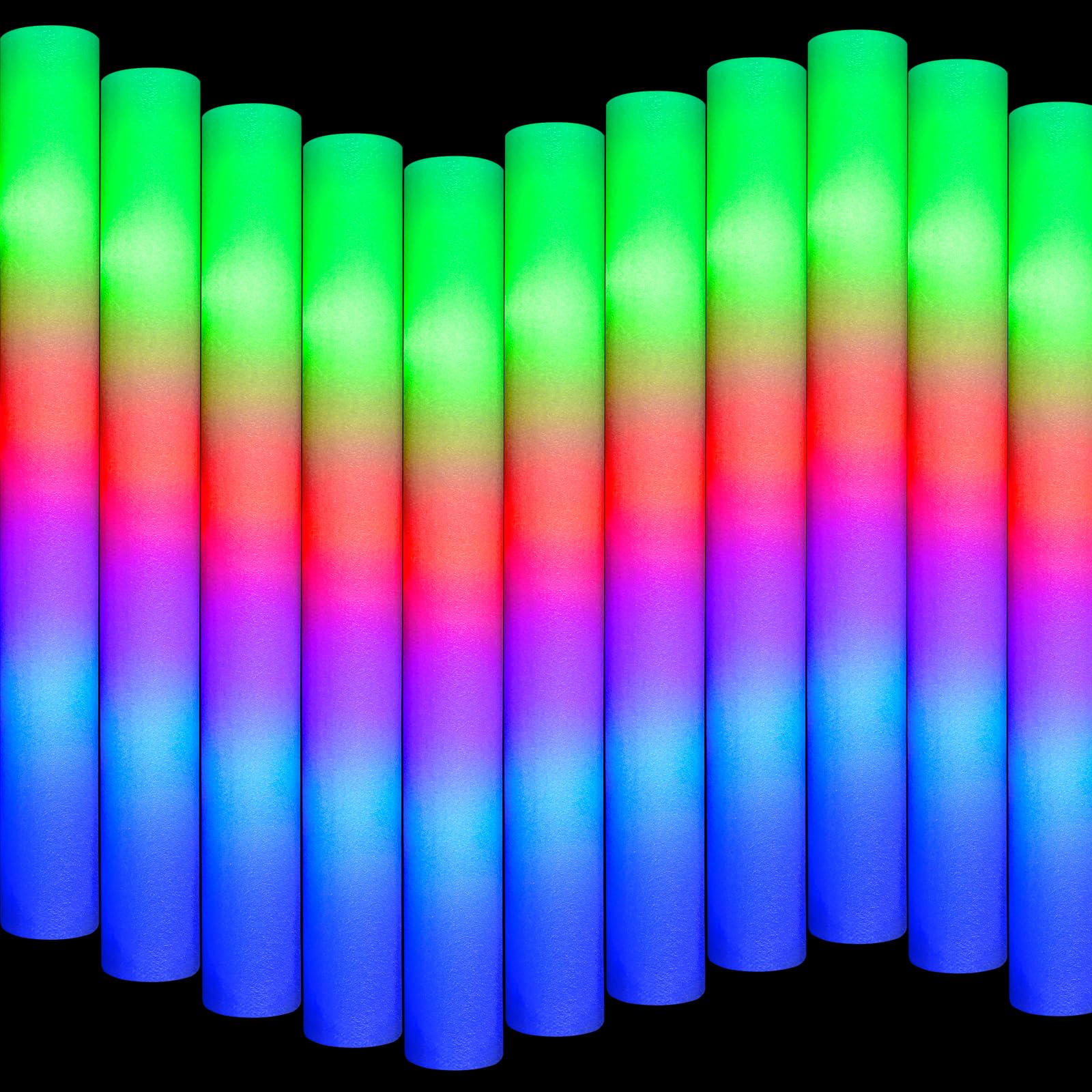 SHQDD foam glow sticks illuminate parties with bright, safe foam design.