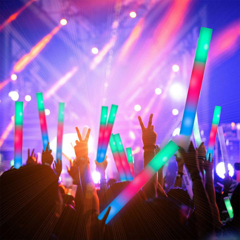 SHQDD foam glow stick with 3 modes for quick mood changes.