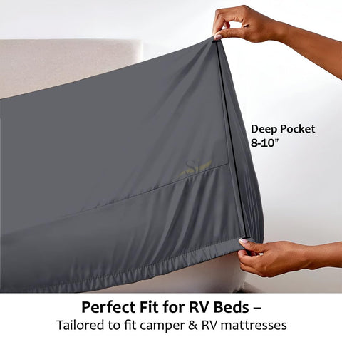 Shreem Linen second pillowcase 20x30 for coordinated RV bedding and extra comfort