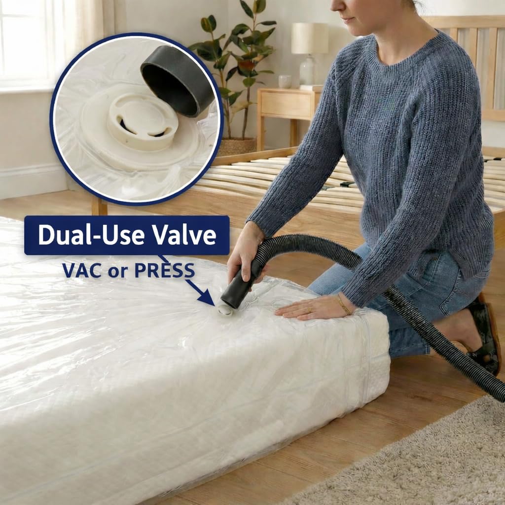 Shrink-Pak 5-layer mattress bag for added durability