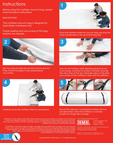 Shrink-Pak reusable mattress protector for multiple moves
