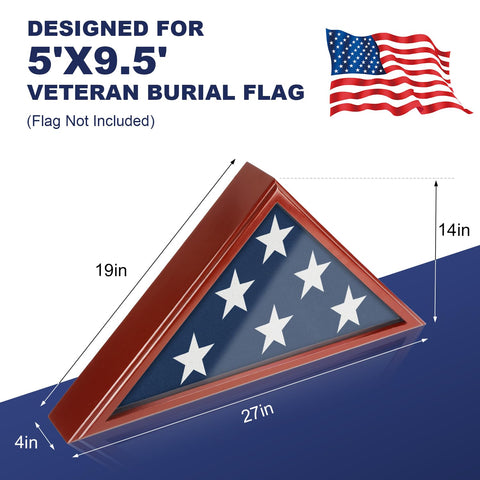 Back hardware of SHTALHST flag case showing easy mounting setup