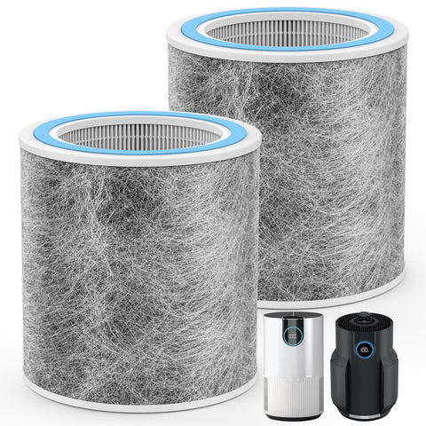 ShufudeJa HP102 replacement filter front view for easy purifier maintenance