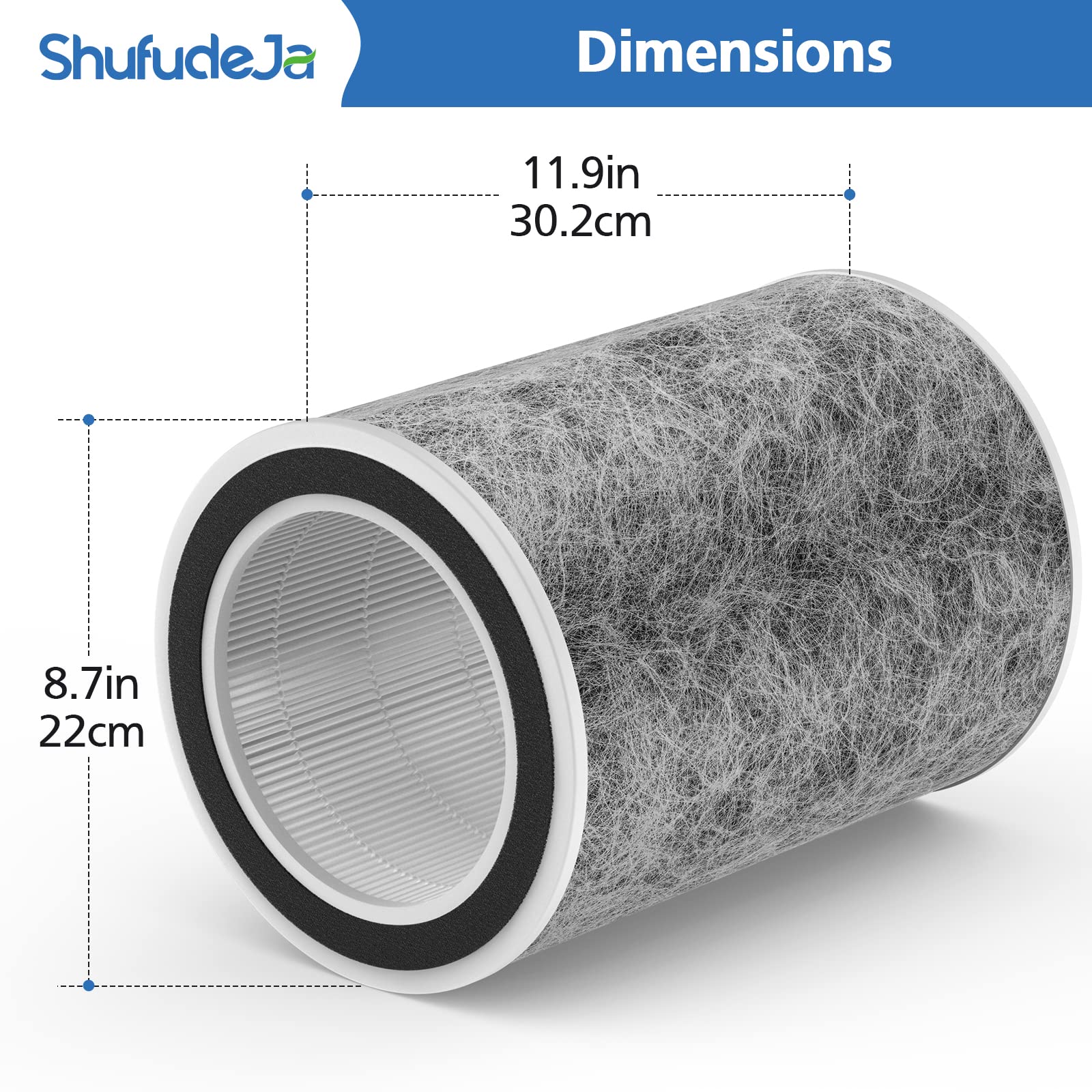 ShufudeJa AP1000 max filter enables deodorization and freshness