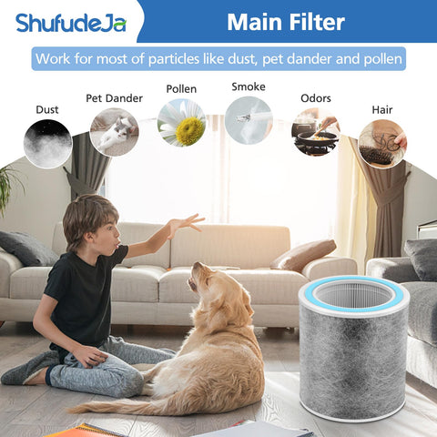 ShufudeJa eco-friendly FSC-certified paper label on filter