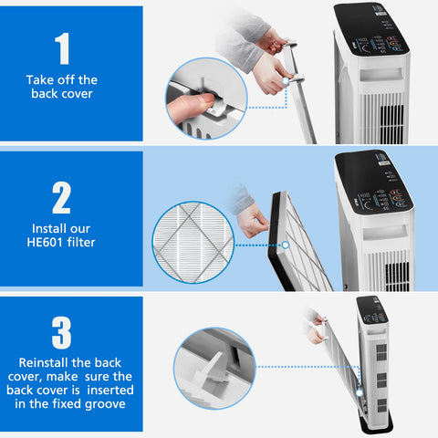 ShufudeJa HE601 odor-lock feature helps neutralize cooking and pet smells