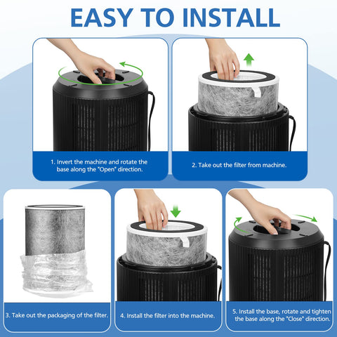ShufudeJa HP201 HP302 purified-air visualization suggesting fresher indoor air