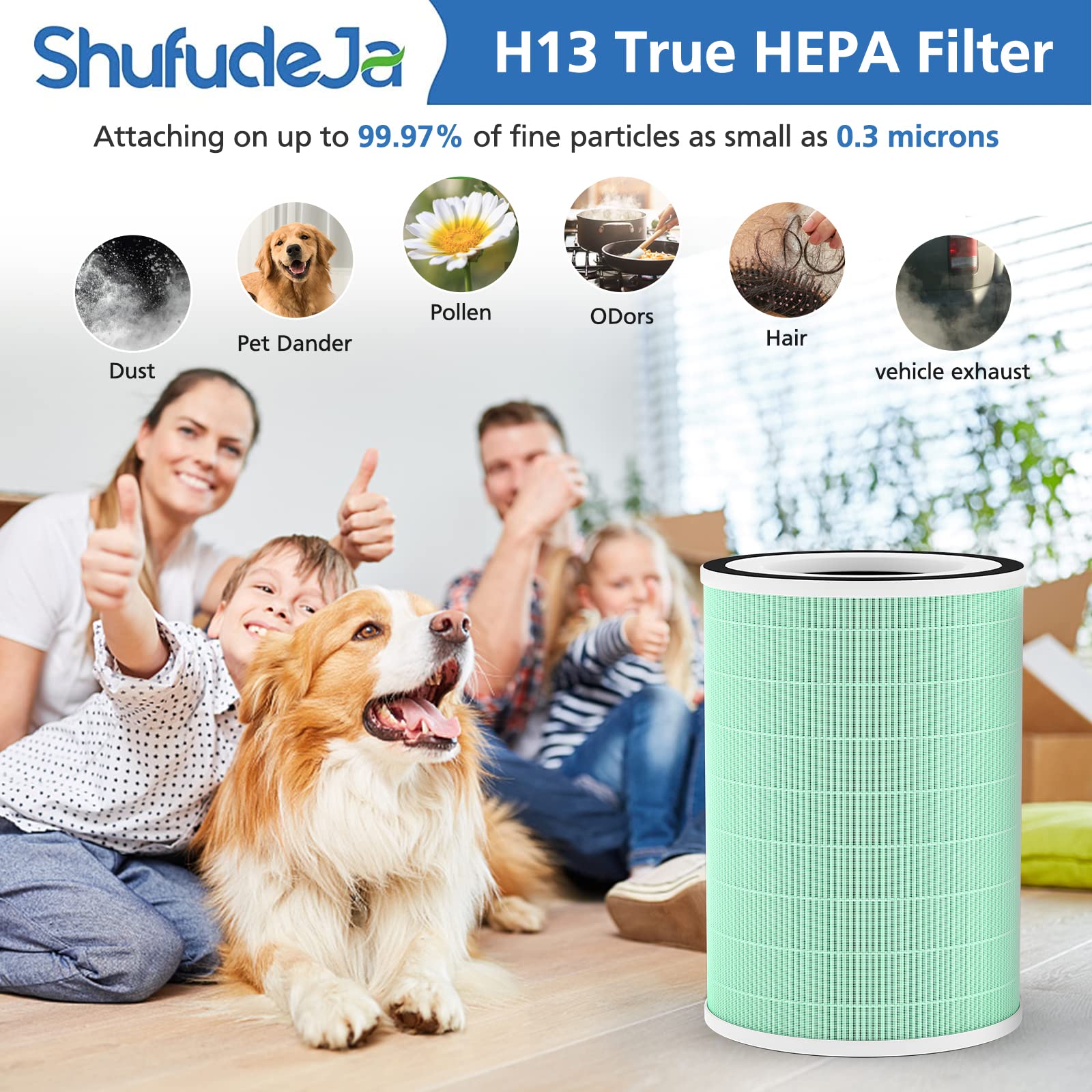 ShufudeJa KILO installation step image demonstrates quick, tool-free replacement