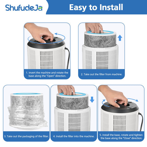 ShufudeJa step-by-step HP102 replacement guide for quick swap