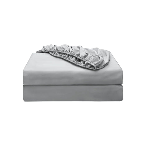 Shunjie.Home twin XL fitted sheet gray closeup showing 16-inch deep pockets.