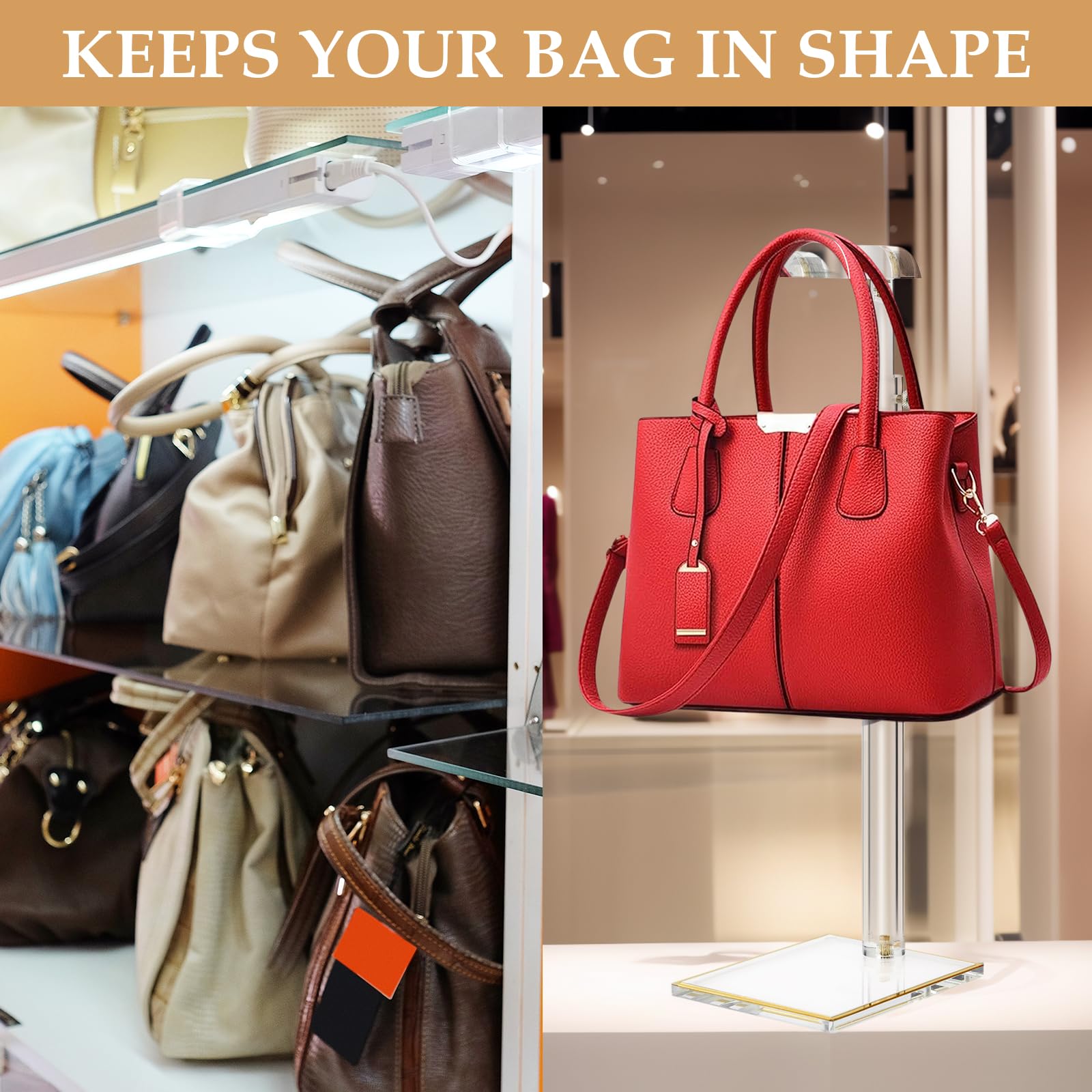 SHUNKAIZS display solution is ideal for closets, boutiques, and exhibitions.