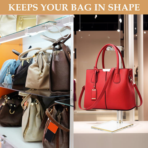 SHUNKAIZS curved hooks prevent dents while preserving bag shape.
