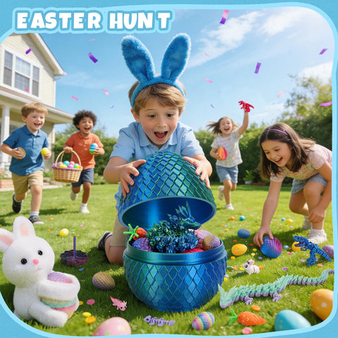 SHUWND giant dragon egg opened to reveal 12 surprises for family fun