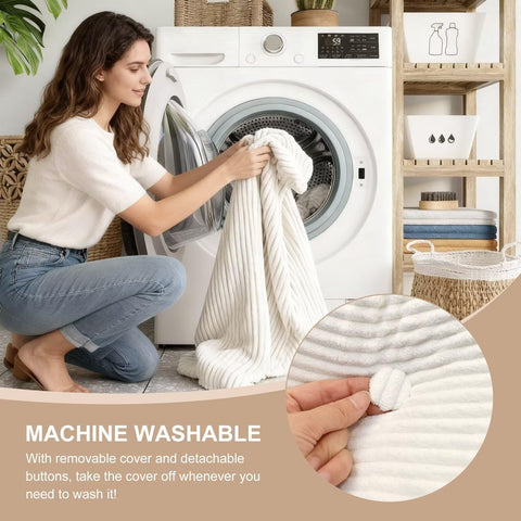 Side pockets on the Shuyeon wedge pillow store remote and glasses.