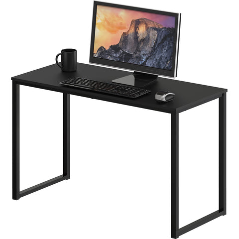 SHW Mission 32-inch desk front view shows compact workspace and clean lines