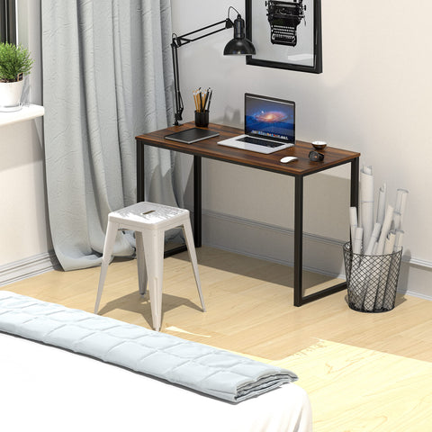 SHW Mission walnut finish desk scene for modern interiors.