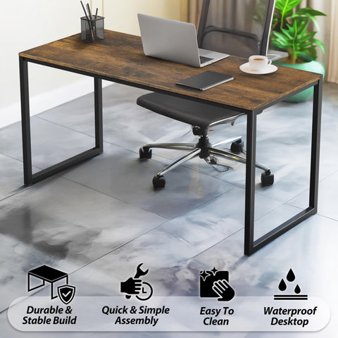 SHW Mission 40-inch desk side view highlighting compact footprint for small spaces
