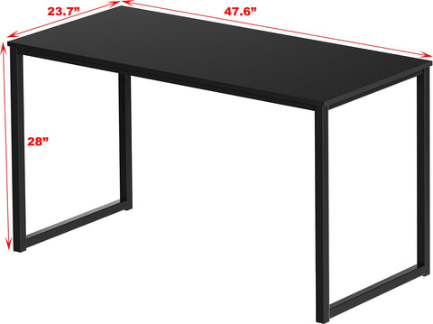 SHW Mission 48-Inch desk monitor area offers ample space for screens.