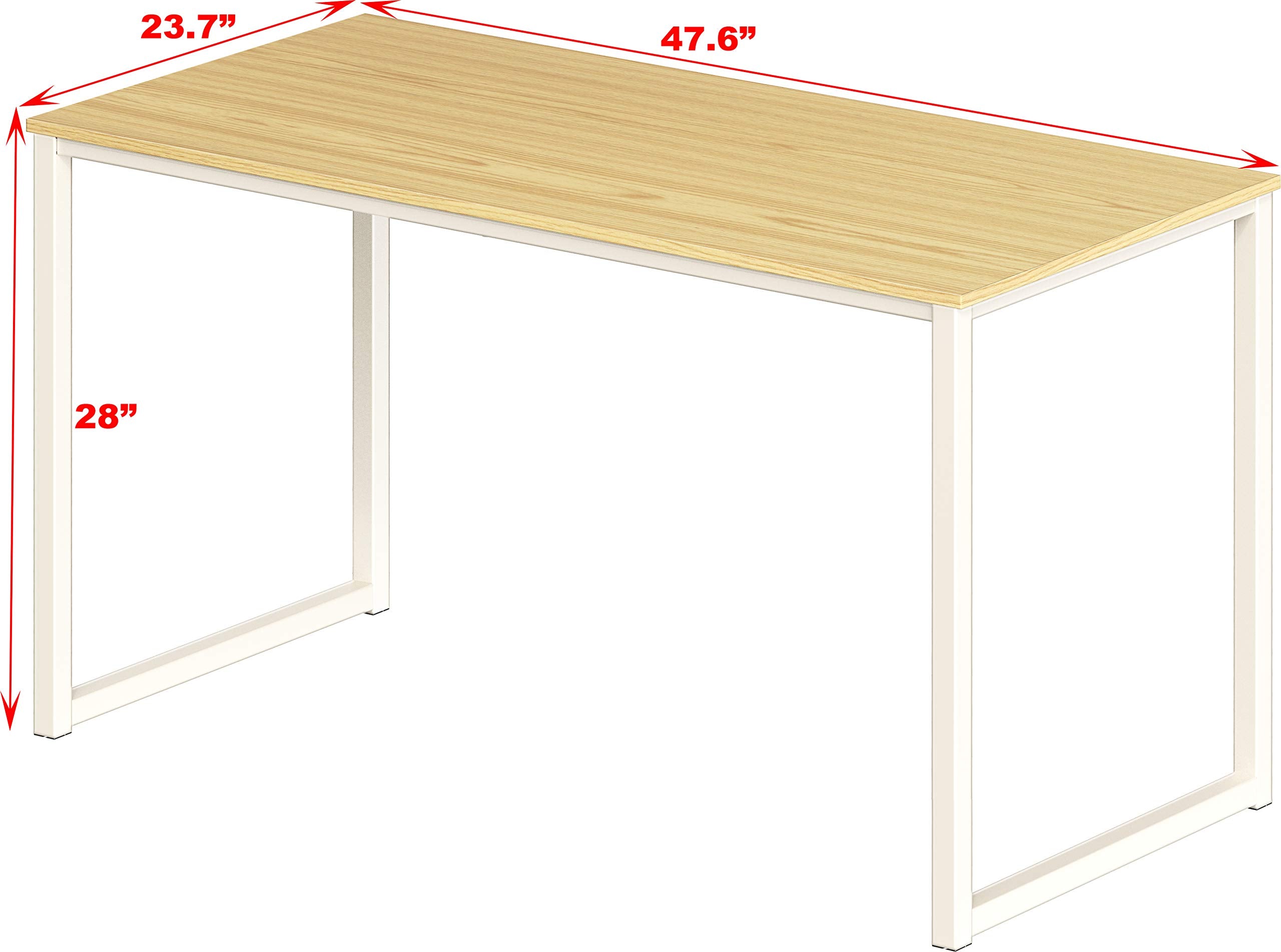 SHW Mission 48-Inch oak front angle reveals clean lines and depth