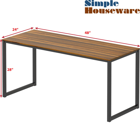 Side profile highlighting compact footprint of SHW Mission desk