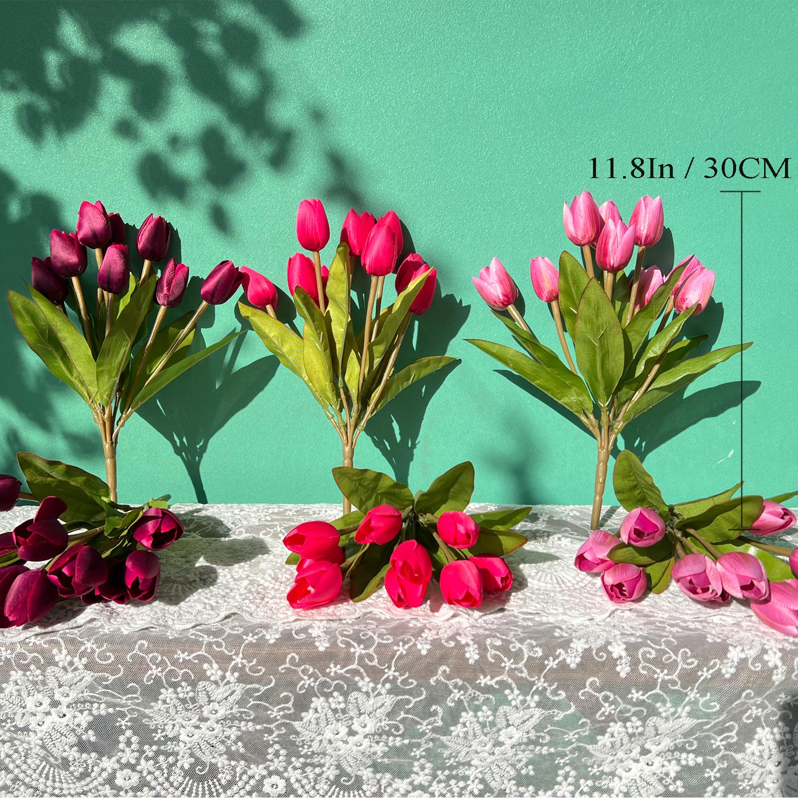 Shyshining tulips six bundles, ready-to-arrange for porch or patio.
