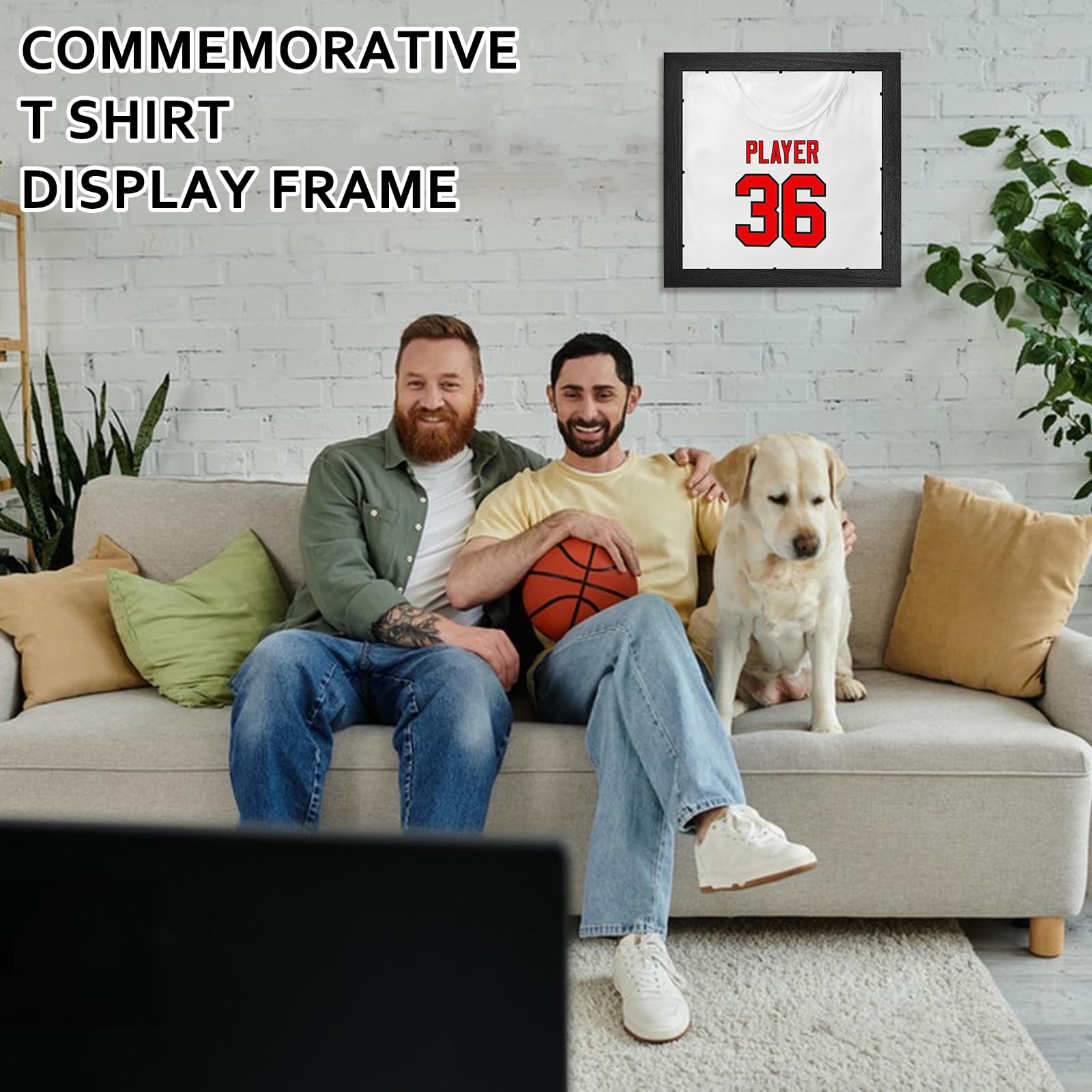 Sibosen jersey display case suitable for photos and memorabilia