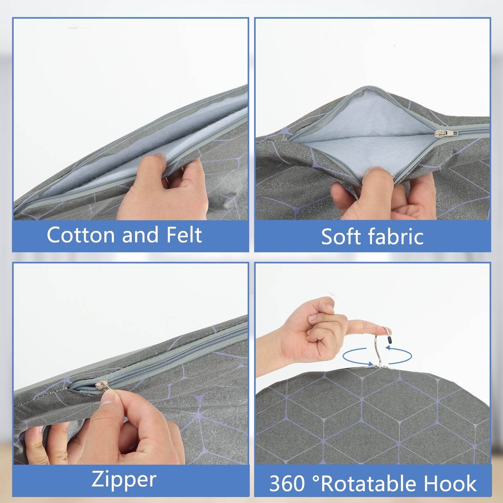 Sibosen steamer board features thick cotton felt for sturdy support.