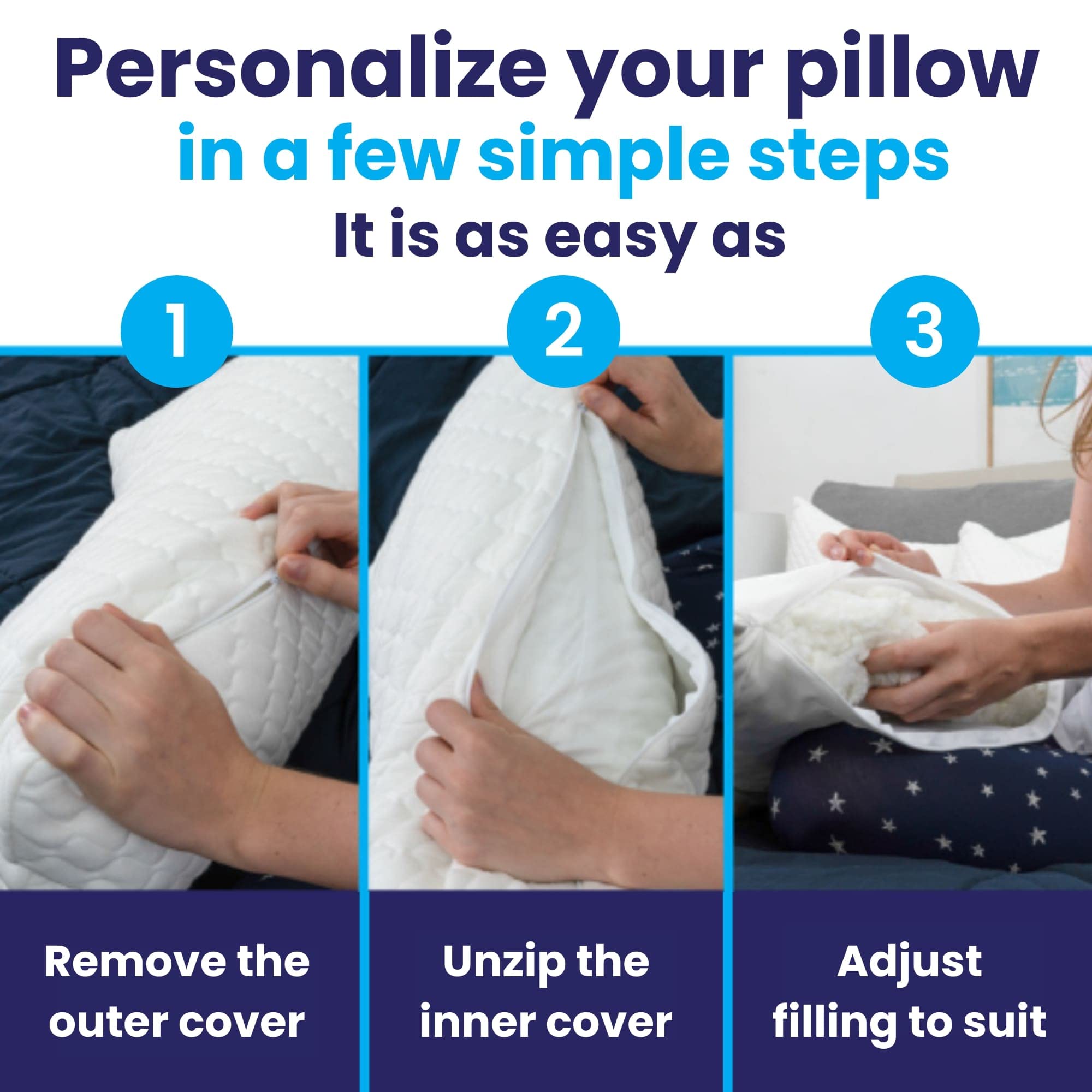 Sidney Sleep drawstring backpack keeps the pillow secure while traveling.