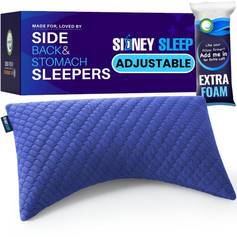 Sidney Sleep pillow outer-case with breathable fabric for cool nights