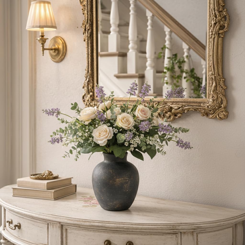 SIDUCAL vase displayed in bedroom and living room for cozy decor.