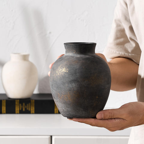SIDUCAL vase on mantel decor setup for warm living spaces.