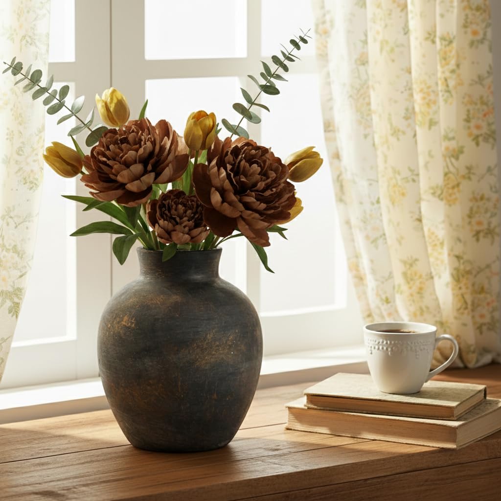 Versatile SIDUCAL vase on a shelf for decor collection.