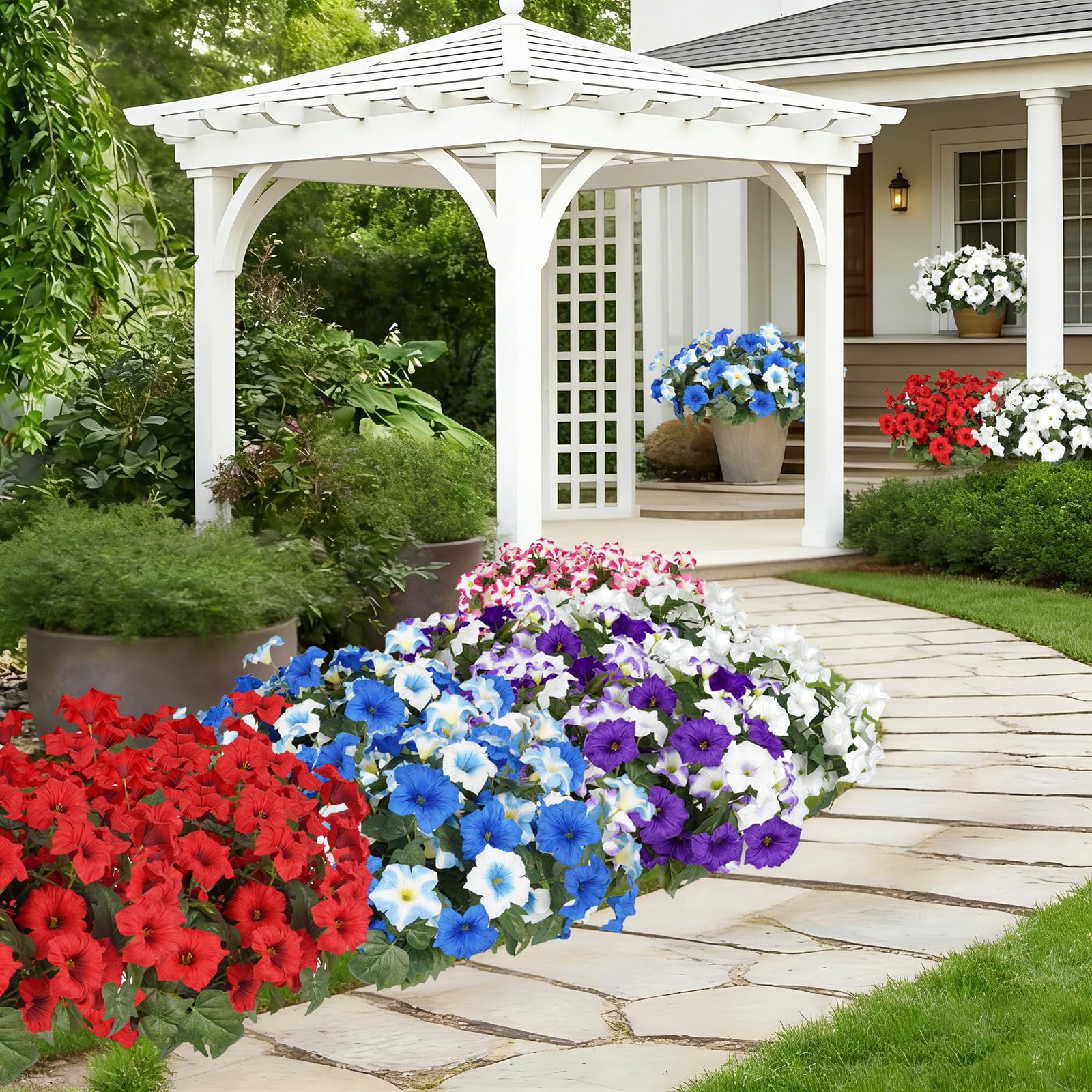 SIECCY patio and garden displays stay fresh with minimal care.