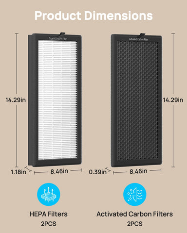 SIESEAN AP400 genuine replacement pack ensures proper fit and airflow