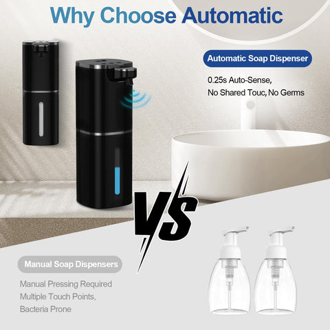 Multi-soap compatibility: hand soap, dish soap, shampoo, laundry soap