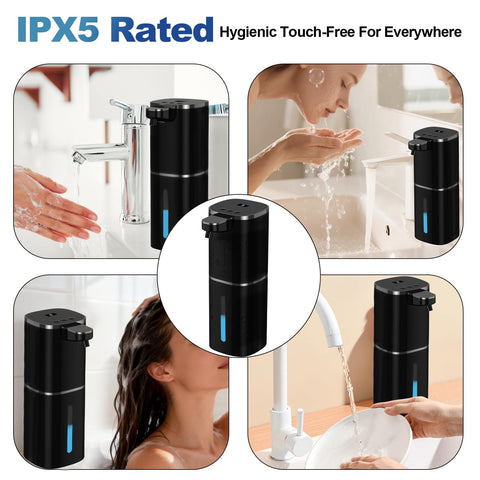 IPX5 splash-resistant build for wet-area use