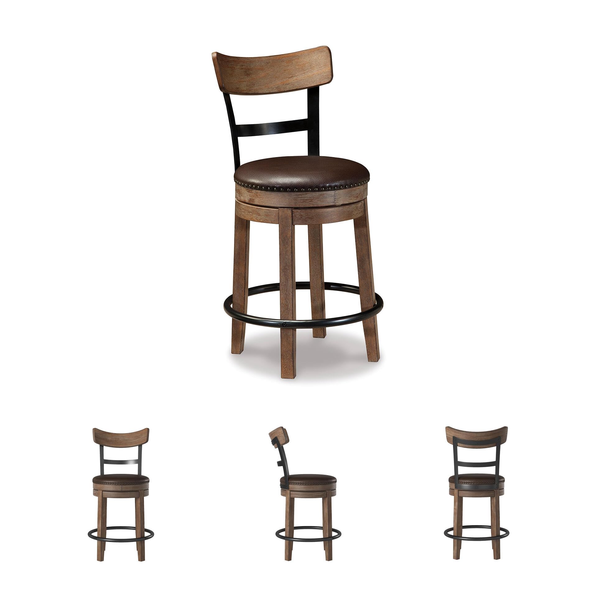Signature Design by Ashley Pinnadel gray-washed finish blends modern and rustic styles