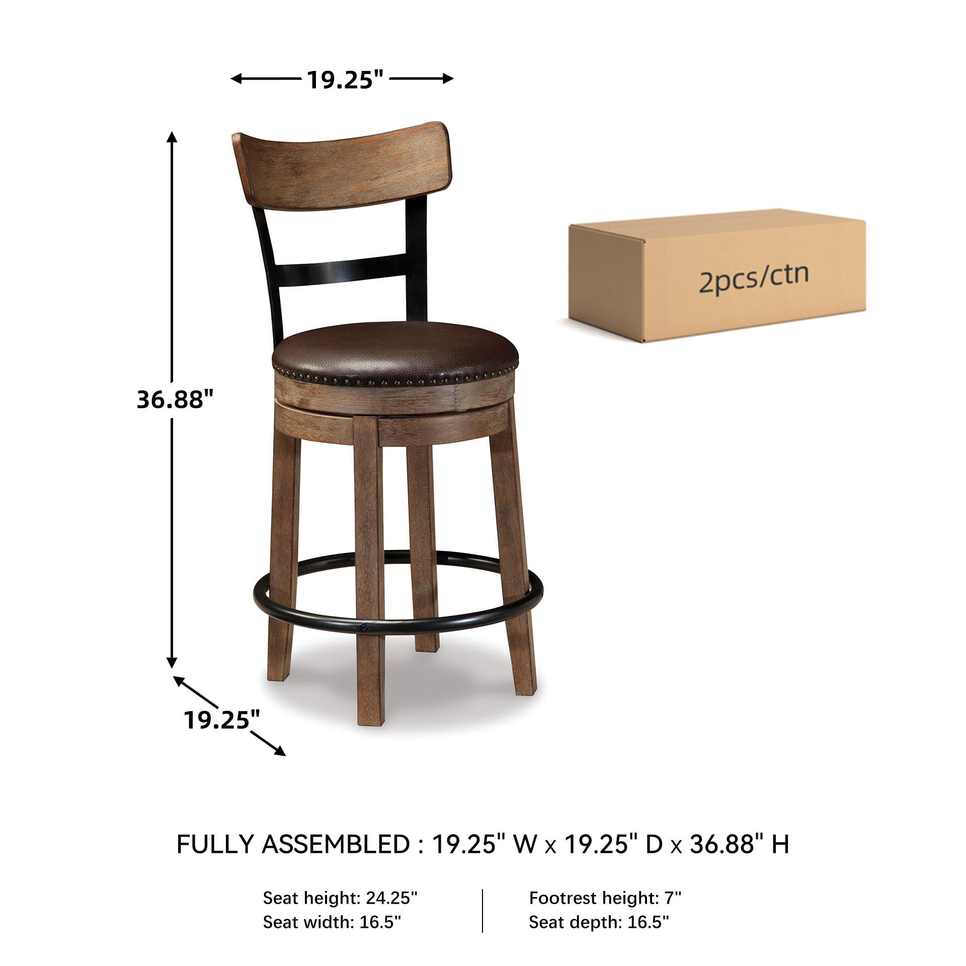 Signature Design by Ashley Pinnadel kitchen island seating for family gatherings